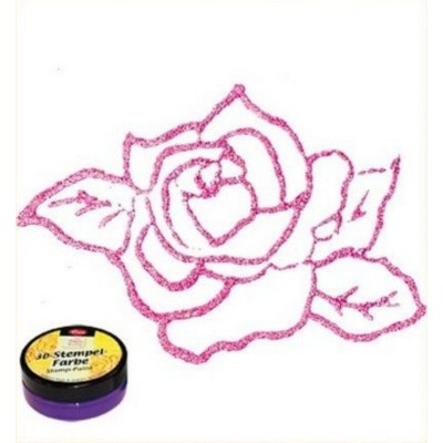 3d Stempel Farbe 50ml_Viva Decor Rose Metallic 910